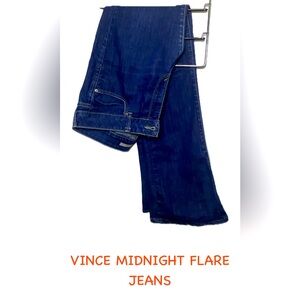 🐰- Vince Midnight Flare jeans. Size 32 mid rise
